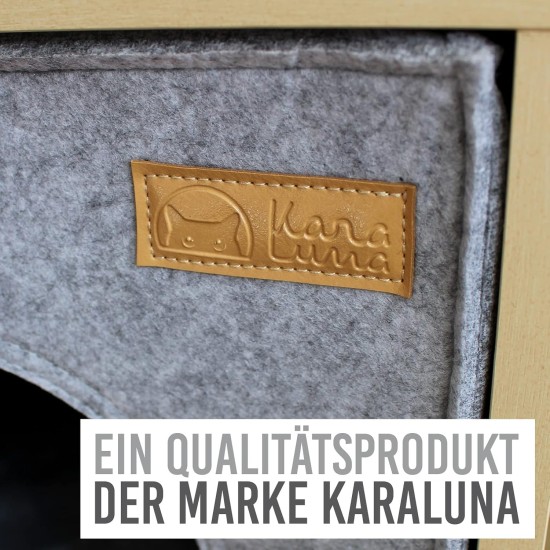 Cat Den, Cosy Retreat and Cat Bed Made of High-Quality Felt, Suitable for IKEA Kallax or Expedit, Place to Sleep Cat Den, Cosy Retreat and Cat Bed Made of High-Quality Felt, Suitable for IKEA Kallax or Expedit, Place to Sleep