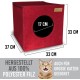 Cat Den, Cosy Retreat and Cat Bed Made of High-Quality Felt, Suitable for IKEA Kallax or Expedit, Place to Sleep Cat Den, Cosy Retreat and Cat Bed Made of High-Quality Felt, Suitable for IKEA Kallax or Expedit, Place to Sleep