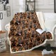Cat Flannel Fleece Blanket Cartoon Kitten Cuddly Blanket Warm Funny Cats Animal Blanket 150 x 200 cm for Cat Lovers Breed Collage Pet Vintage Decor Blanket for Sofa Bed Couch Cat Flannel Fleece Blanket Cartoon Kitten Cuddly Blanket Warm Funny Cats Animal Blanket 150 x 200 cm for Cat Lovers Breed Collage Pet Vintage Decor Blanket for Sofa Bed Couch
