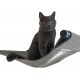 Cat Hammock | High Quality | Fashionable Cat Hammock for Wall Mounting | Stylish | Holds up to 30 kg | Black Metal and Soft Wool Felt | Black and Grey Cat Hammock | High Quality | Fashionable Cat Hammock for Wall Mounting | Stylish | Holds up to 30 kg | Black Metal and Soft Wool Felt | Black and Grey