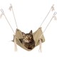 Cat Hammock, Breathable Pet Cage Hammock, Cat Hammock with Metal Carabiners and Tassels, Cat Hammock for Cage, Hammocks for Kittens, Rabbits, Small Dogs (Khaki) Cat Hammock, Breathable Pet Cage Hammock, Cat Hammock with Metal Carabiners and Tassels, Cat Hammock for Cage, Hammocks for Kittens, Rabbits, Small Dogs (Khaki)
