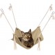 Cat Hammock, Breathable Pet Cage Hammock, Cat Hammock with Metal Carabiners and Tassels, Cat Hammock for Cage, Hammocks for Kittens, Rabbits, Small Dogs (Khaki) Cat Hammock, Breathable Pet Cage Hammock, Cat Hammock with Metal Carabiners and Tassels, Cat Hammock for Cage, Hammocks for Kittens, Rabbits, Small Dogs (Khaki)