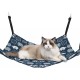 Cat Hammock, Cat Hammock, 60 x 50 cm Hammock for Cats, Chair Hammock Cat, Pet Summer Hammock, Pet Hammock, Cat Hammock, Window Seat for Cats, Pet Chair (Blue-L) Cat Hammock, Cat Hammock, 60 x 50 cm Hammock for Cats, Chair Hammock Cat, Pet Summer Hammock, Pet Hammock, Cat Hammock, Window Seat for Cats, Pet Chair (Blue-L)