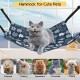 Cat Hammock, Cat Hammock, 60 x 50 cm Hammock for Cats, Chair Hammock Cat, Pet Summer Hammock, Pet Hammock, Cat Hammock, Window Seat for Cats, Pet Chair (Blue-L) Cat Hammock, Cat Hammock, 60 x 50 cm Hammock for Cats, Chair Hammock Cat, Pet Summer Hammock, Pet Hammock, Cat Hammock, Window Seat for Cats, Pet Chair (Blue-L)