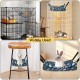 Cat Hammock, Cat Hammock, 60 x 50 cm Hammock for Cats, Chair Hammock Cat, Pet Summer Hammock, Pet Hammock, Cat Hammock, Window Seat for Cats, Pet Chair (Blue-L) Cat Hammock, Cat Hammock, 60 x 50 cm Hammock for Cats, Chair Hammock Cat, Pet Summer Hammock, Pet Hammock, Cat Hammock, Window Seat for Cats, Pet Chair (Blue-L)
