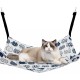 Cat Hammock, Cat Hammock, 60 x 50 cm Hammock for Cats, Chair Hammock Cat, Pet Summer Hammock, Pet Hammock, Cat Hammock, Window Seat for Cats, Pet Chair (Blue-L) Cat Hammock, Cat Hammock, 60 x 50 cm Hammock for Cats, Chair Hammock Cat, Pet Summer Hammock, Pet Hammock, Cat Hammock, Window Seat for Cats, Pet Chair (Blue-L)