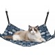 Cat Hammock, Cat Hammock, 60 x 50 cm Hammock for Cats, Chair Hammock Cat, Pet Summer Hammock, Pet Hammock, Cat Hammock, Window Seat for Cats, Pet Chair (Blue-L) Cat Hammock, Cat Hammock, 60 x 50 cm Hammock for Cats, Chair Hammock Cat, Pet Summer Hammock, Pet Hammock, Cat Hammock, Window Seat for Cats, Pet Chair (Blue-L)