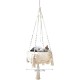 Cat Hammock, Macrame Cat Bed, Hammock for Cat, Cat Swing, Hand Knitted Hanging Cat Nest, Pet Swing (35 cm) Cat Hammock, Macrame Cat Bed, Hammock for Cat, Cat Swing, Hand Knitted Hanging Cat Nest, Pet Swing (35 cm)