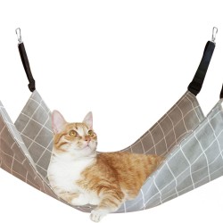 Cat Hammock, Pet Cage Hammock, Pet Hammock, Cat Swing, with Adjustable Straps, Suitable for Pets Weighing No More Than 9 kg (57 x 47 cm) Cat Hammock, Pet Cage Hammock, Pet Hammock, Cat Swing, with Adjustable Straps, Suitable for Pets Weighing No More Than 9 kg (57 x 47 cm)