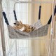 Cat Hammock, Pet Cage Hammock, Pet Hammock, Cat Swing, with Adjustable Straps, Suitable for Pets Weighing No More Than 9 kg (57 x 47 cm) Cat Hammock, Pet Cage Hammock, Pet Hammock, Cat Swing, with Adjustable Straps, Suitable for Pets Weighing No More Than 9 kg (57 x 47 cm)