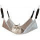 Cat Hammock, Pet Cage Hammock, Pet Hammock, Cat Swing, with Adjustable Straps, Suitable for Pets Weighing No More Than 9 kg (57 x 47 cm) Cat Hammock, Pet Cage Hammock, Pet Hammock, Cat Swing, with Adjustable Straps, Suitable for Pets Weighing No More Than 9 kg (57 x 47 cm)