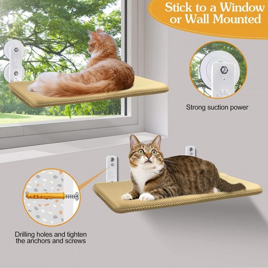 Cat Hammock, Window Bed for Cats with Sturdy Suction Cups, Cat Hammock Bed, Window, Load Capacity of 25 kg, 52 x 30 cm (Bend) Cat Hammock, Window Bed for Cats with Sturdy Suction Cups, Cat Hammock Bed, Window, Load Capacity of 25 kg, 52 x 30 cm (Bend)