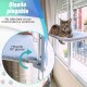 Cat Hammock Window Grey Bed + Blanket (30x52cm) Cat Hammock Window Grey Bed + Blanket (30x52cm)