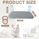 Cat Hammock Window Seats for Cats, Foldable Cat Hammock, Breathable Cat Window Hammock for Monitoring, Sunbathing and Climbing - Holds Maximum up to 15 kg Cat Hammock Window Seats for Cats, Foldable Cat Hammock, Breathable Cat Window Hammock for Monitoring, Sunbathing and Climbing - Holds Maximum up to 15 kg