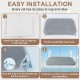 Cat Hammock Window Seats for Cats, Foldable Cat Hammock, Breathable Cat Window Hammock for Monitoring, Sunbathing and Climbing - Holds Maximum up to 15 kg Cat Hammock Window Seats for Cats, Foldable Cat Hammock, Breathable Cat Window Hammock for Monitoring, Sunbathing and Climbing - Holds Maximum up to 15 kg