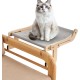 Cat Hammock for Window, Drawer Perch for Cat, Wooden Cat Window Perches, Cat Hammock Cat Bed for Bed Edge, Cat, Balcony, Hammock Bed Cat Hammock for Window, Drawer Perch for Cat, Wooden Cat Window Perches, Cat Hammock Cat Bed for Bed Edge, Cat, Balcony, Hammock Bed