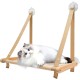 Cat Hammock up to 18 kg, Cat Window Lounger Hammock, Cat Lounger 360° View Hammock, Washable Khaki Window Sill Holder with Strong Suction Cup for Cats, 50 x 38 cm