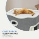 Cat House Indoor Foldable Cat Cave Large Cats, Cat Cave with Scratching Surface for Shelf, Cat House, Cat House Cave, Cat Bed Cave Cat Cave Cat Cave Cat Cave Cat Barrel Cats Climbing Cat House Indoor Foldable Cat Cave Large Cats, Cat Cave with Scratching Surface for Shelf, Cat House, Cat House Cave, Cat Bed Cave Cat Cave Cat Cave Cat Cave Cat Barrel Cats Climbing