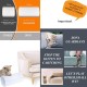Cat Scratch Protection Sofa, Scratch Protection Door Cat, Transparent Anti-Scratch Tape with 30 Screws, Cat Scratch Protection for Furniture Protection for Sofa, Door, Table, Furniture (20 x 300 cm) Cat Scratch Protection Sofa, Scratch Protection Door Cat, Transparent Anti-Scratch Tape with 30 Screws, Cat Scratch Protection for Furniture Protection for Sofa, Door, Table, Furniture (20 x 300 cm)