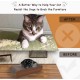 Cat Scratcher, Cardboard Lounge Bed, Bone Shape Design, Recyclable Wavy Scratch Mat, Sturdy and Durable, Furniture Protector, Reversible, Brown