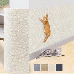 Cat Scratching Mat, 250 x 40 cm, Self-Adhesive Carpet Mat, Cut to Size, Scratch Furniture Protector, Replacement for Scratching Post, Shelves, Couch, Furniture, DIY Protection, Beige Cat Scratching Mat, 250 x 40 cm, Self-Adhesive Carpet Mat, Cut to Size, Scratch Furniture Protector, Replacement for Scratching Post, Shelves, Couch, Furniture, DIY Protection, Beige