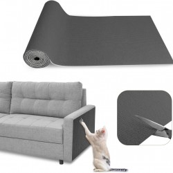 Cat Scratching Mat, 40 x 200 cm, Self-Adhesive Scratching Mat, Cat Sofa, DIY Trimmable Scratch Boards Cat Wall, Scratch Rug Cat Scratch Protection for Protects Furniture (Dark Grey, 40 x 400 cm) Cat Scratching Mat, 40 x 200 cm, Self-Adhesive Scratching Mat, Cat Sofa, DIY Trimmable Scratch Boards Cat Wall, Scratch Rug Cat Scratch Protection for Protects Furniture (Dark Grey, 40 x 400 cm)
