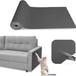 Cat Scratching Mat, 40 x 200 cm, Self-Adhesive Scratching Mat, Cat Sofa, DIY Trimmable Scratch Boards Cat Wall, Scratch Rug Cat Scratch Protection for Protects Furniture (Dark Grey, 40 x 400 cm) Cat Scratching Mat, 40 x 200 cm, Self-Adhesive Scratching Mat, Cat Sofa, DIY Trimmable Scratch Boards Cat Wall, Scratch Rug Cat Scratch Protection for Protects Furniture (Dark Grey, 40 x 400 cm)