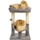 Cat Scratching Post Tower for Indoor Cats with Scratching Post Platform for Kittens and Cats (Light Grey) Cat Scratching Post Tower for Indoor Cats with Scratching Post Platform for Kittens and Cats (Light Grey)