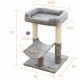 Cat Scratching Post Tower for Indoor Cats with Scratching Post Platform for Kittens and Cats (Light Grey) Cat Scratching Post Tower for Indoor Cats with Scratching Post Platform for Kittens and Cats (Light Grey)