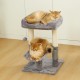 Cat Scratching Post Tower for Indoor Cats with Scratching Post Platform for Kittens and Cats (Light Grey) Cat Scratching Post Tower for Indoor Cats with Scratching Post Platform for Kittens and Cats (Light Grey)
