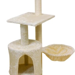 Cat Scratching Post with Removable Bed Ice 45 x 40 x 117 cm Cat Scratching Post with Removable Bed Ice 45 x 40 x 117 cm