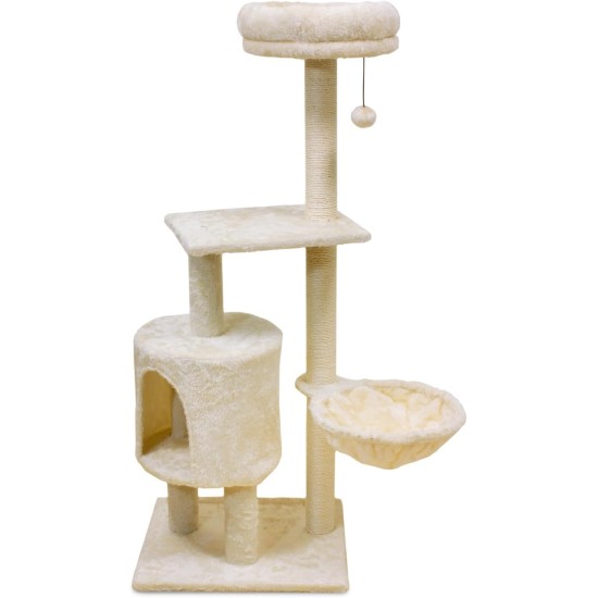 Cat Scratching Post with Removable Bed Ice 45 x 40 x 117 cm Cat Scratching Post with Removable Bed Ice 45 x 40 x 117 cm