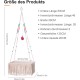 Cat Swing - Boho Macrame Cat Bed/Cat Hammock Made of Macrame, Cat Swing, Hanging Cat House, Cat Toy, Cotton Rope with Tassel, Tapestry, Hanging Mat with Hanging Hook Kit