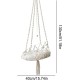 Cat Swing Hammock, Macrame Cat Hammock, Boho Swing Bed Hammock for House Cats, Comfortable Bedding for Pets, Cats, Kittens, for Sleeping, Playing, Climbing