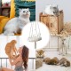 Cat Swing Hammock, Macrame Cat Hammock, Boho Swing Bed Hammock for House Cats, Comfortable Bedding for Pets, Cats, Kittens, for Sleeping, Playing, Climbing
