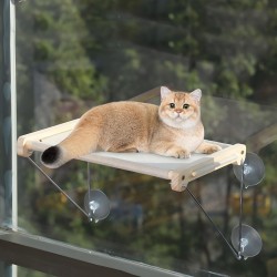 Cat Window Bed, Cat Window Lounger up to 18 kg, Cat Hammock, Wall Lounger Cats, Cat Platform, Cat Shelf for Sleeping, Playing, Climbing and Relaxing Cat Window Bed, Cat Window Lounger up to 18 kg, Cat Hammock, Wall Lounger Cats, Cat Platform, Cat Shelf for Sleeping, Playing, Climbing and Relaxing