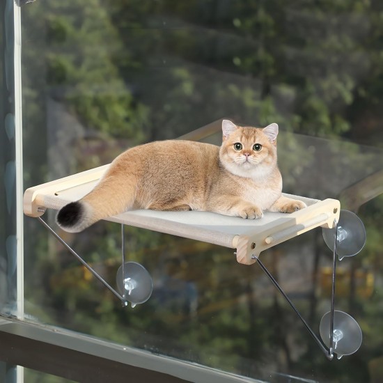 Cat Window Bed, Cat Window Lounger up to 18 kg, Cat Hammock, Wall Lounger Cats, Cat Platform, Cat Shelf for Sleeping, Playing, Climbing and Relaxing Cat Window Bed, Cat Window Lounger up to 18 kg, Cat Hammock, Wall Lounger Cats, Cat Platform, Cat Shelf for Sleeping, Playing, Climbing and Relaxing