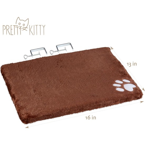 Cat Window Bed: Cuddly Cat Window Lounger for Windowsill, Premium Fluffy Cat Bed for Windows, Window Sill, Washable, 34 x 44 cm, Window Sill Lounger Cat Window Bed: Cuddly Cat Window Lounger for Windowsill, Premium Fluffy Cat Bed for Windows, Window Sill, Washable, 34 x 44 cm, Window Sill Lounger