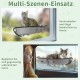 Cat Window Lounger Large Cat Bed Hammock Window Sill Powerful Suction Cup Window Hammock for Cats Indoor and Car Cat Window Seat L71 x W 19 x H 9 cm Cat Window Lounger Large Cat Bed Hammock Window Sill Powerful Suction Cup Window Hammock for Cats Indoor and Car Cat Window Seat L71 x W 19 x H 9 cm