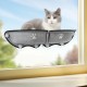 Cat Window Lounger Large Cat Bed Hammock Window Sill Powerful Suction Cup Window Hammock for Cats Indoor and Car Cat Window Seat L71 x W 19 x H 9 cm Cat Window Lounger Large Cat Bed Hammock Window Sill Powerful Suction Cup Window Hammock for Cats Indoor and Car Cat Window Seat L71 x W 19 x H 9 cm