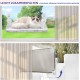 Cat Window Lounger, with 4 Strong Suction Cups, Foldable Cat Bed for Indoor Use, Solid Metal Frame and Soft, Reversible Cover Made of Two Fabrics, Holds up to 18 kg, Medium (Grey, L) Cat Window Lounger, with 4 Strong Suction Cups, Foldable Cat Bed for Indoor Use, Solid Metal Frame and Soft, Reversible Cover Made of Two Fabrics, Holds up to 18 kg, Medium (Grey, L)