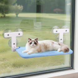 Cat Window Lounger with 6 Suction Cups, Window Lounger for Cats, Cat Bed Window, Window Sill Cat, Hanging Mat Cat with Sturdy Suction Cups, Cat Window Sill Lounger, Foldable, Load 20 kg, Washable, 60 Cat Window Lounger with 6 Suction Cups, Window Lounger for Cats, Cat Bed Window, Window Sill Cat, Hanging Mat Cat with Sturdy Suction Cups, Cat Window Sill Lounger, Foldable, Load 20 kg, Washable, 60