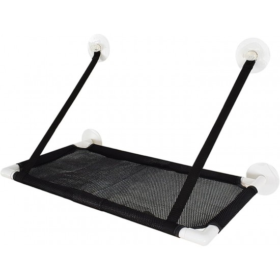 Cat Window Pole, Hanging Cat Bed, Cat Hammock, Cat Window Hammock, Suction Cup for Home (Black) Cat Window Pole, Hanging Cat Bed, Cat Hammock, Cat Window Hammock, Suction Cup for Home (Black)