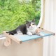 Cat Window Seat, Cat Bed Hammock, Wood, Adjustable Perch for Cat Windows, Removable, Washable, Soft Pad, Holds up to 40 lbs Cat Window Seat, Cat Bed Hammock, Wood, Adjustable Perch for Cat Windows, Removable, Washable, Soft Pad, Holds up to 40 lbs