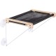 Cat Window Seats (up to 15 kg), Window Lounger Hammock for Cats with Solid Wood and Metal, Sturdy Window Sill, Hanging Bed Window with Suction Cup Cat Window Seats (up to 15 kg), Window Lounger Hammock for Cats with Solid Wood and Metal, Sturdy Window Sill, Hanging Bed Window with Suction Cup