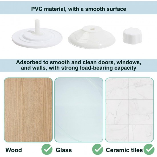 Cat Window Suction Cup, 4 Pieces Suction Cups for Cat Window Bed, Replacement Suction Cup for Hanging Hammocks for Cat/Kitten Cat Window Suction Cup, 4 Pieces Suction Cups for Cat Window Bed, Replacement Suction Cup for Hanging Hammocks for Cat/Kitten