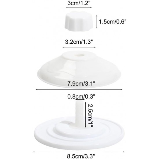 Cat Window Suction Cup, 4 Pieces Suction Cups for Cat Window Bed, Replacement Suction Cup for Hanging Hammocks for Cat/Kitten Cat Window Suction Cup, 4 Pieces Suction Cups for Cat Window Bed, Replacement Suction Cup for Hanging Hammocks for Cat/Kitten