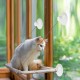 Cat Window Suction Cup, 4 Pieces Suction Cups for Cat Window Bed, Replacement Suction Cup for Hanging Hammocks for Cat/Kitten Cat Window Suction Cup, 4 Pieces Suction Cups for Cat Window Bed, Replacement Suction Cup for Hanging Hammocks for Cat/Kitten
