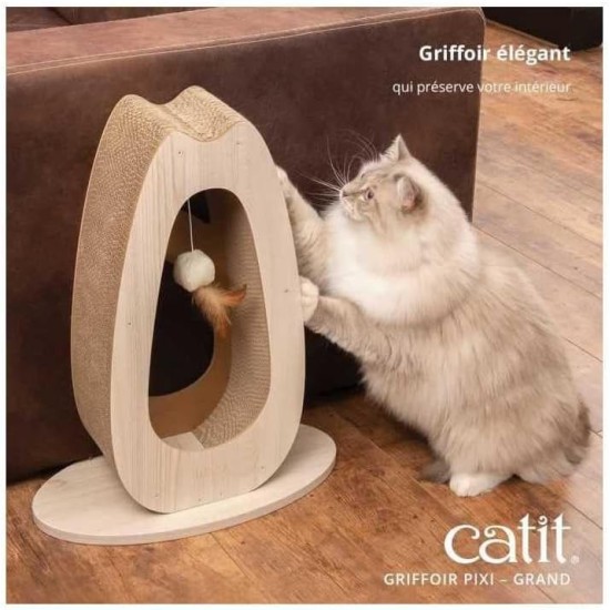 Catit Pixi Cardboard Cat Scratching Post - Tall Catit Pixi Cardboard Cat Scratching Post - Tall