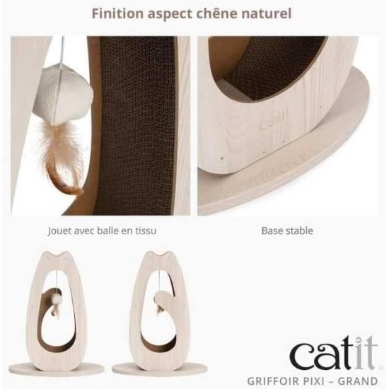 Catit Pixi Cardboard Cat Scratching Post - Tall Catit Pixi Cardboard Cat Scratching Post - Tall